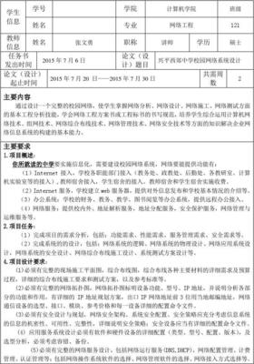 贵州大学网络工程课程设计 校园网络工程设计及实现